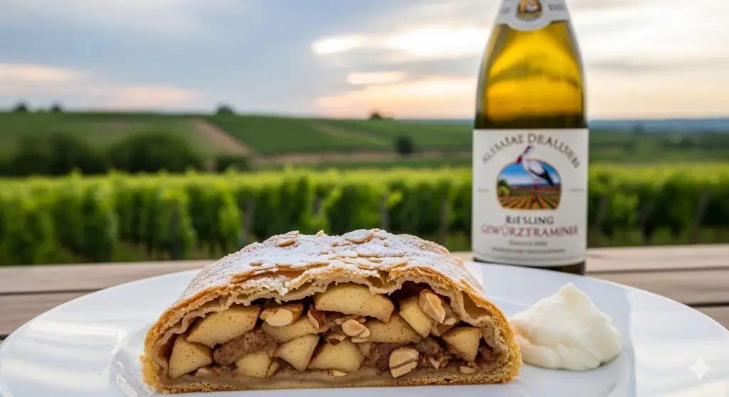 Strudel alsacien quel vin choisir ?